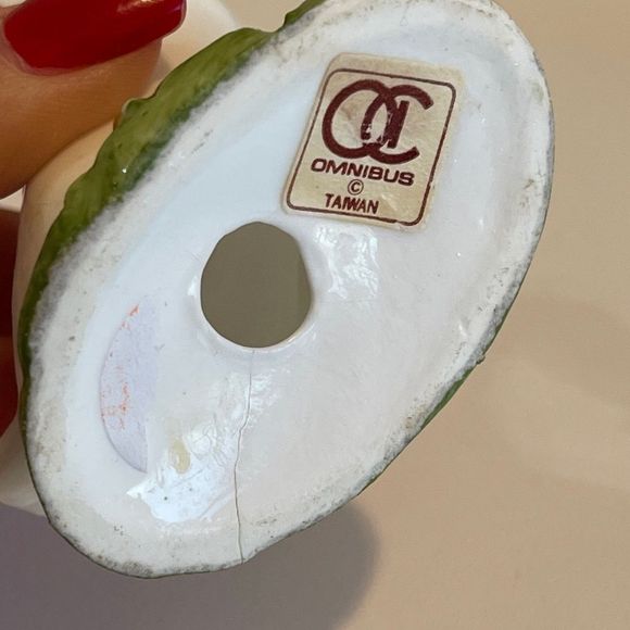 Set of 2 White Geese Bone China Vintage Omnibus. - Picture 6 of 13